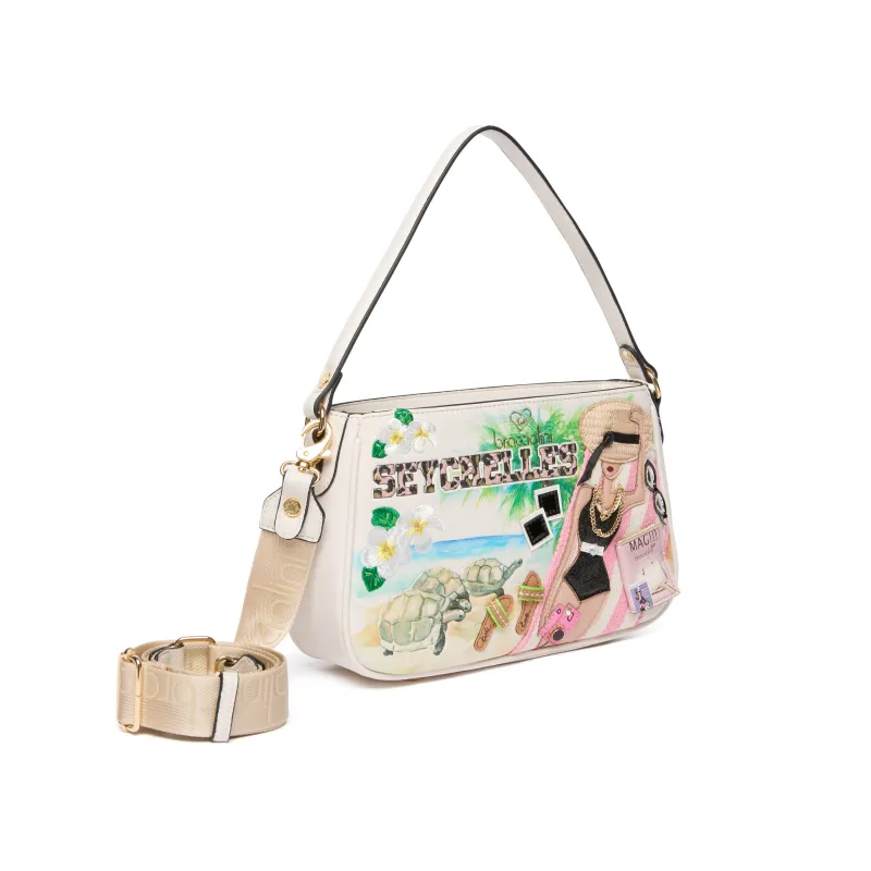 Braccialini Cartoline small shoulder bag, Seychelles 2