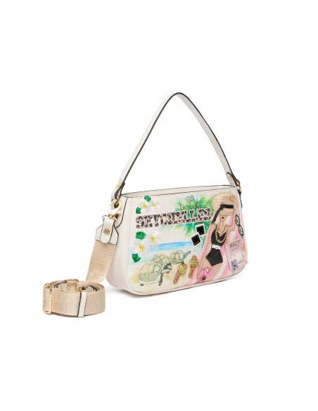 Kleine Umhängetasche Braccialini Cartoline, Seychellen