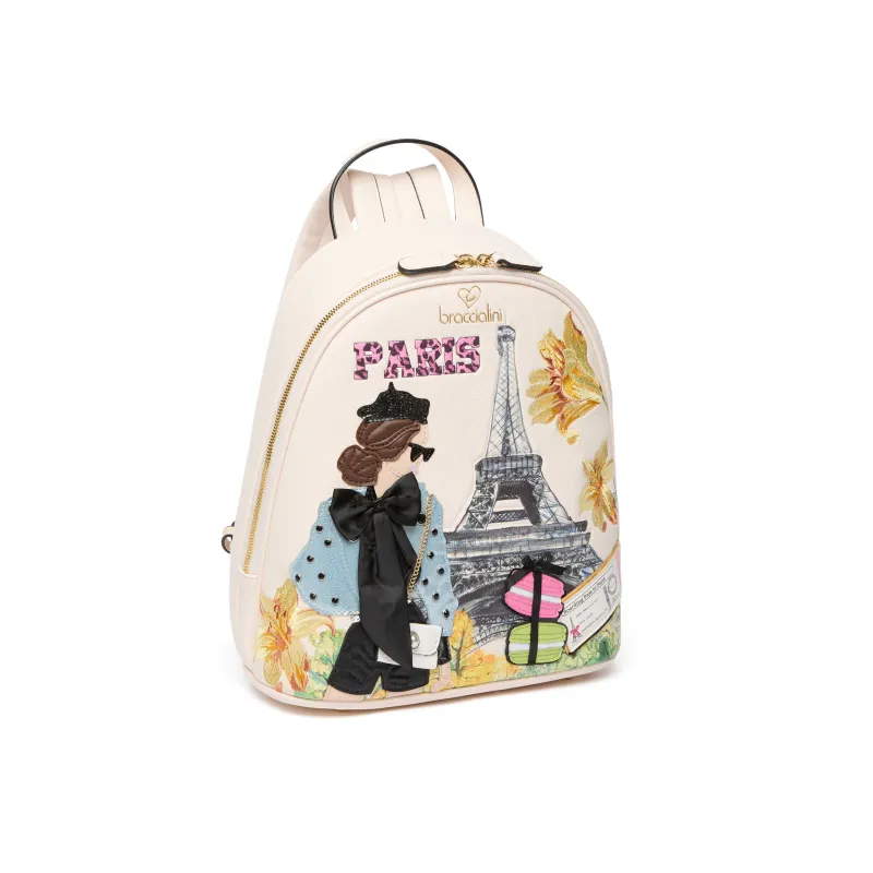 Braccialini Cartoline women's backpack, Paris 2