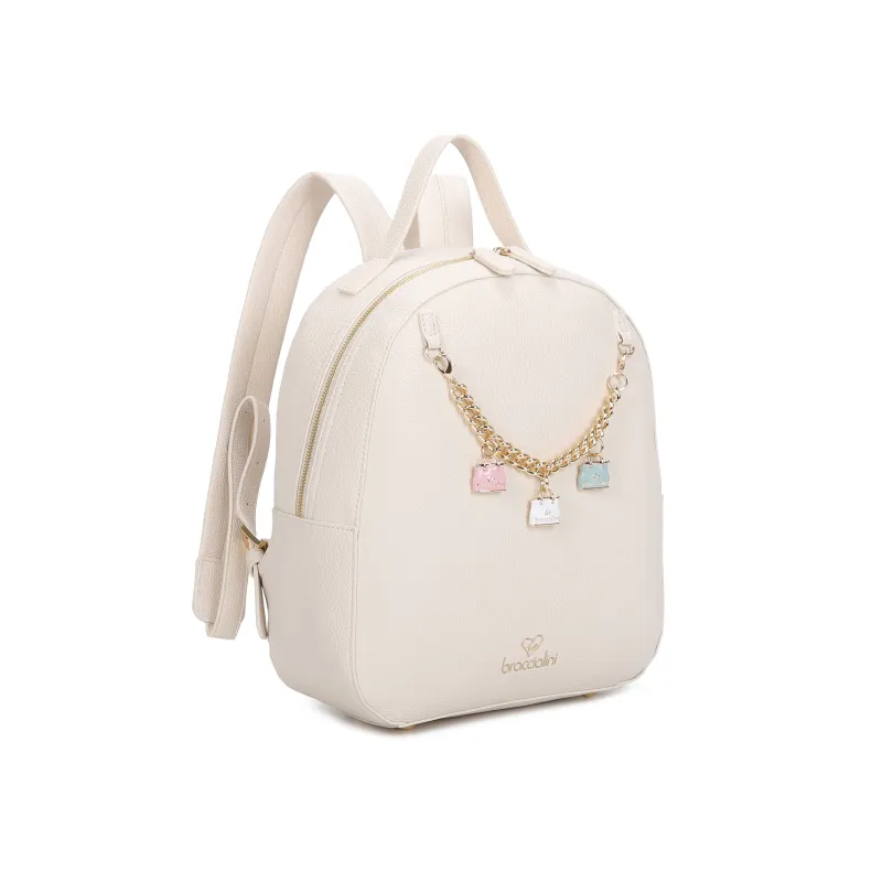 Damen-Rucksack Braccialini Beth, beige 2
