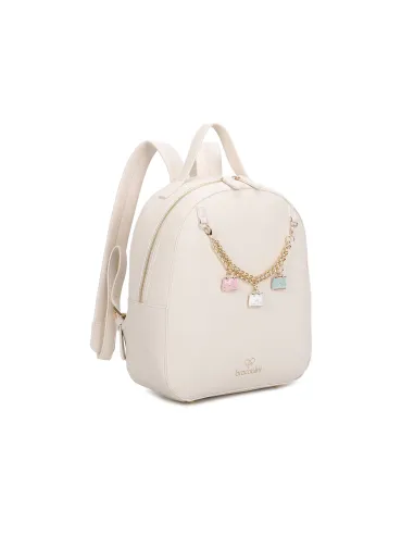 Braccialini Beth women's backpack, beige