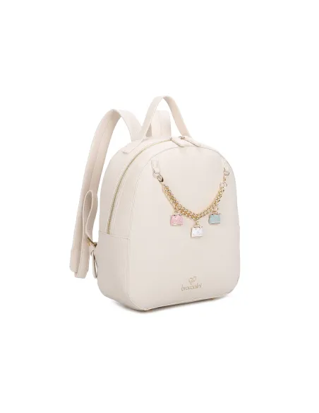 Damen-Rucksack Braccialini Beth, beige