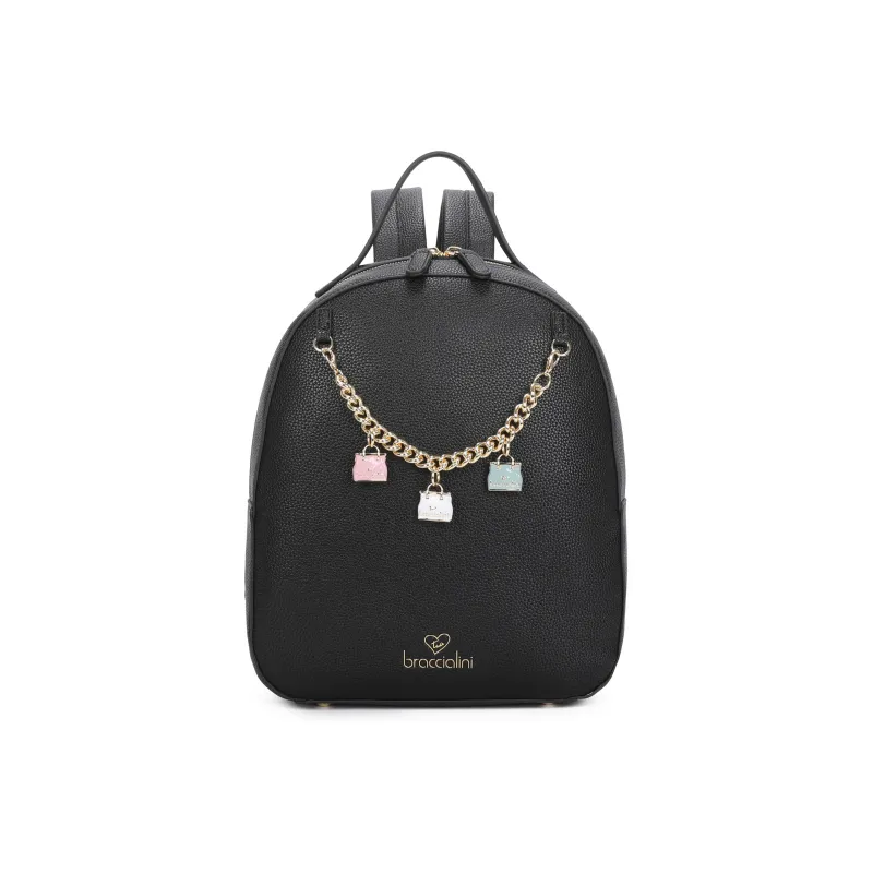 Damen-Rucksack Braccialini Beth, schwarz