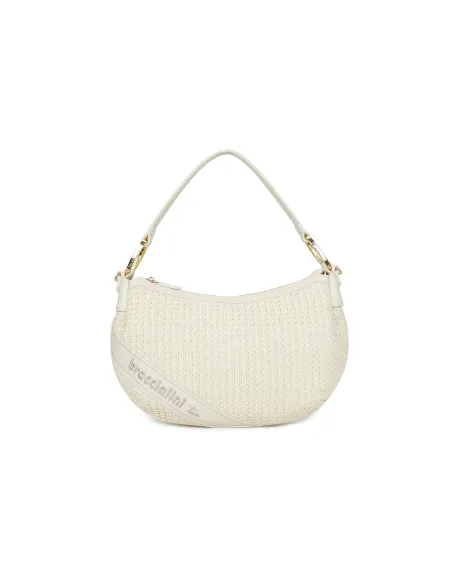 Braccialini Beth Tricot hobo bag, white
