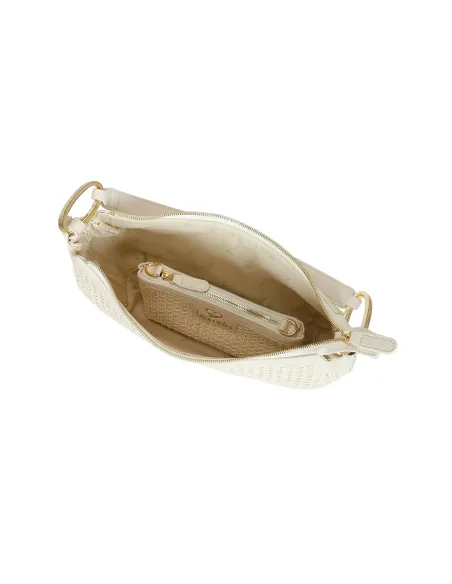 Braccialini Beth Tricot hobo bag, white