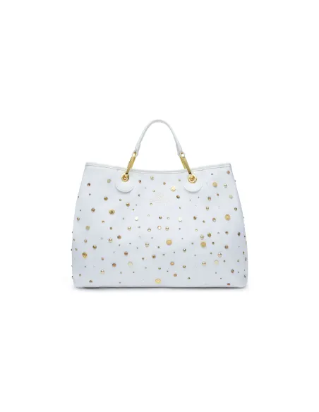 Braccialini Beth Strass handbag, white