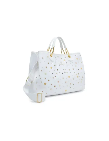 Braccialini Beth Strass handbag, white