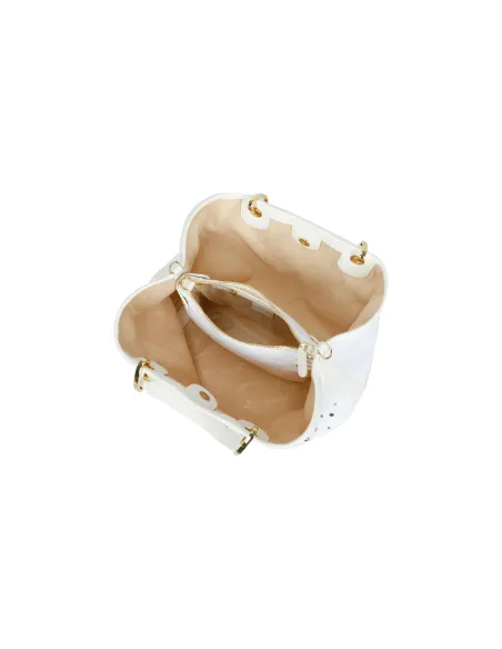 Handtasche Braccialini Beth Strass, weiß