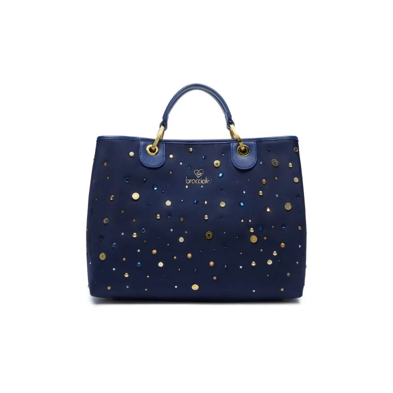 Handtasche Braccialini Beth Strass, blau