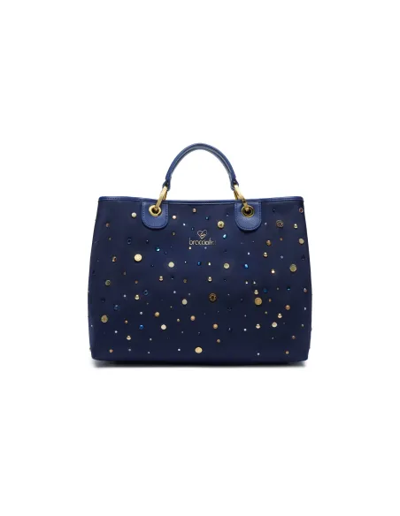Handtasche Braccialini Beth Strass, blau