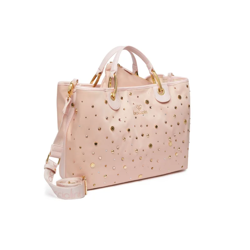 Braccialini Beth Strass handbag, pink 2