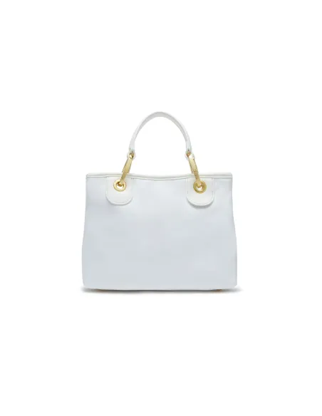 Bacciaini Beth Strass medium-sized handbag, white