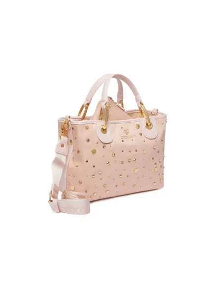 Bacciaini Beth Strass mittlere Handtasche, rosa