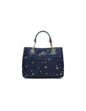 Bacciaini Beth Strass mittlere Handtasche, blau