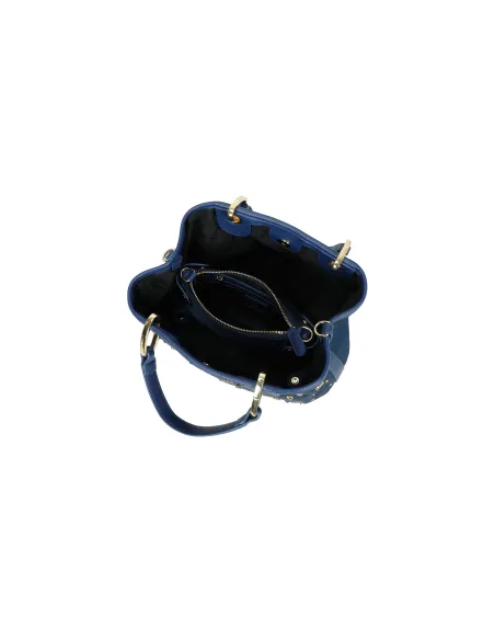 Bacciaini Beth Strass mittlere Handtasche, blau