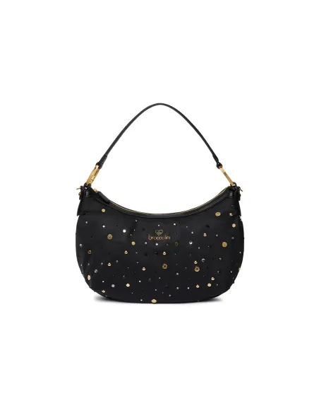 Borsa a spalla Braccialini Beth Strass, nera
