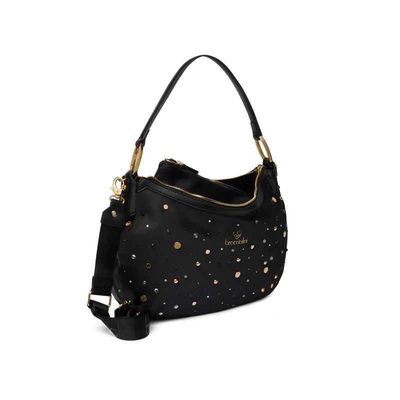 Bacciaini Beth Strass shoulder bag, black 2