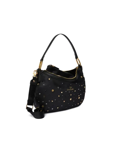 Bacciaini Beth Strass shoulder bag, black
