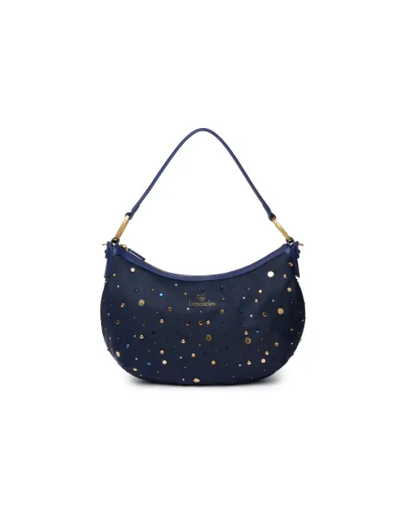 Bacciaini Beth Strass Umhängetasche, blau