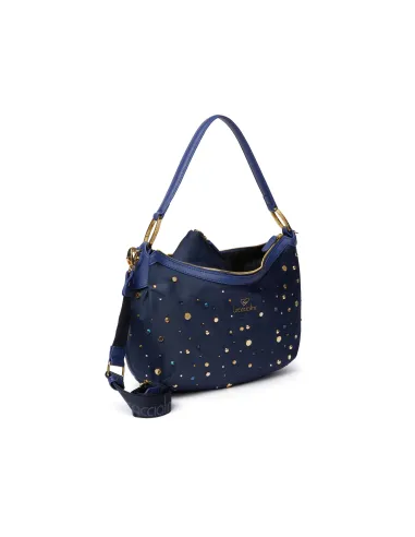 Bacciaini Beth Strass shoulder bag, blue