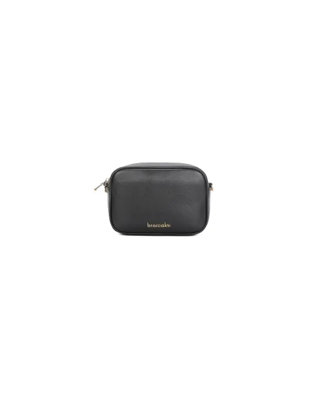 Braccialini Jinny leather cross-body bag, black