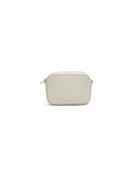 Borsa a tracolla in pelle Braccialini Jinny, beige