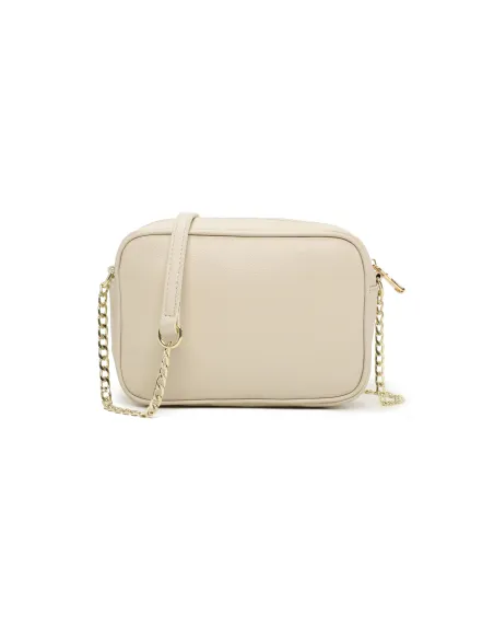 Leder-Umhängetasche Braccialini Jinny, beige