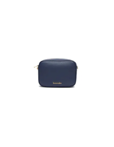 Borsa a tracolla in pelle Braccialini Jinny, blu