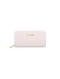 Braccialini women's leather wallet with zip, light pink