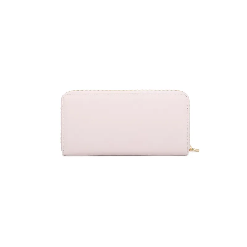 Braccialini women's leather wallet with zip, light pink 2
