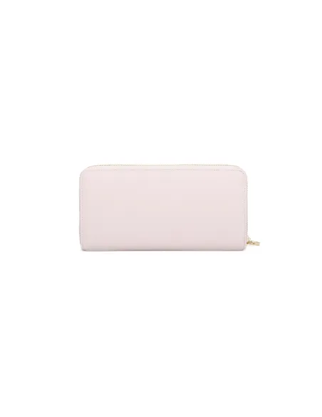Braccialini women's leather wallet with zip, light pink