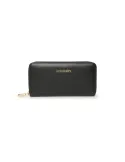 Braccialini women's leather wallet with zip, black