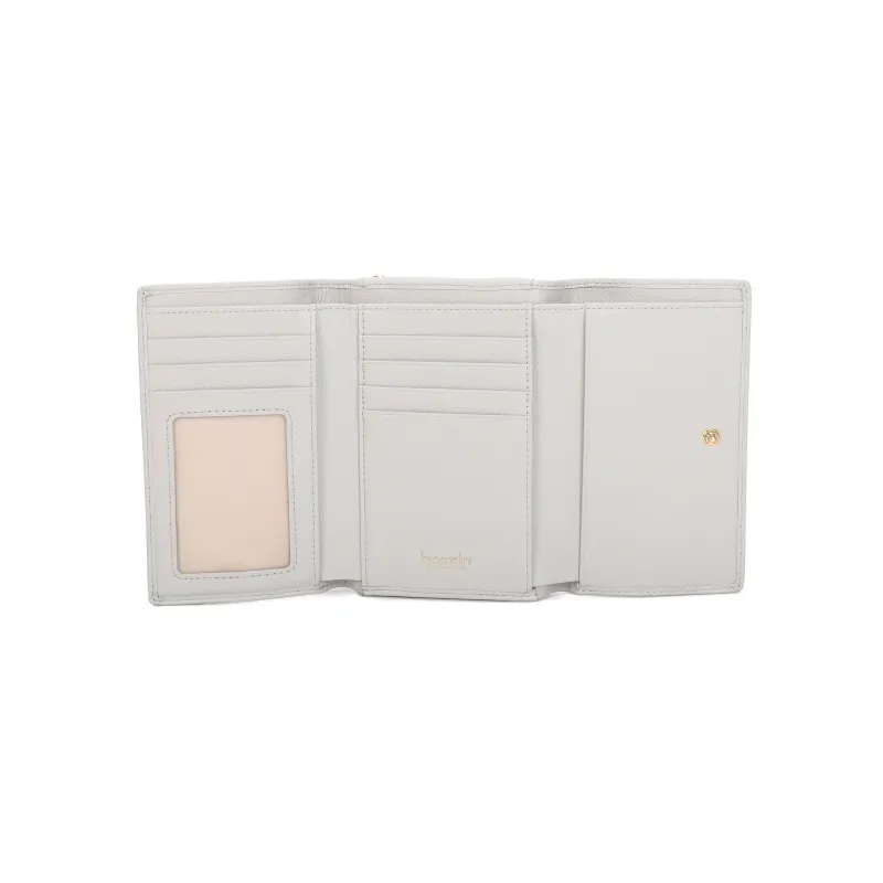 Portafogli donna piccolo in pelle Braccialini basic, grigio 2