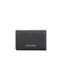 Braccialini basic small leather women's wallet, black