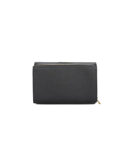 Braccialini basic small leather women's wallet, black