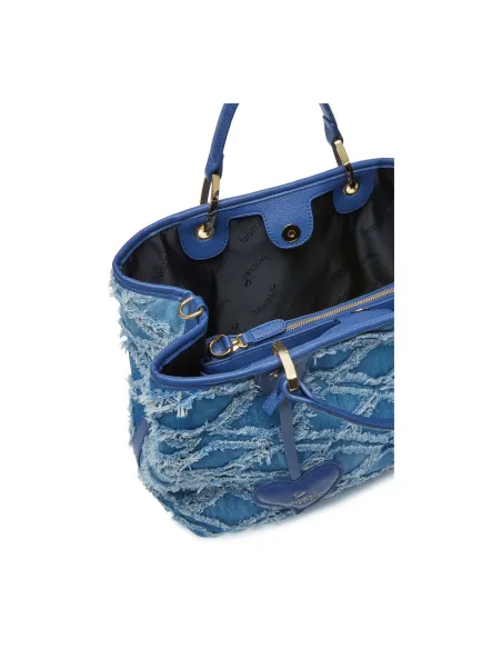 Braccialini Beth Jeans handbag, blue