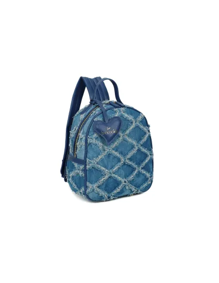 Braccialini Beth Jeans women's backpack, Blue
