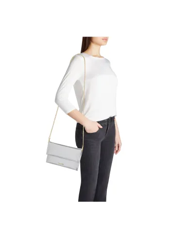 Braccialini Jimmy leather clutch bag,...