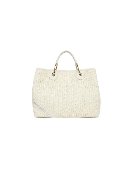 Braccialini Beth Tricot Handtasche, weiß