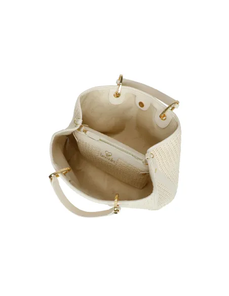 Braccialini Beth Tricot Handtasche, weiß