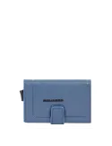 Porta banconote e carte di credito con sistema scorrevole Piquadro Atlas, avio