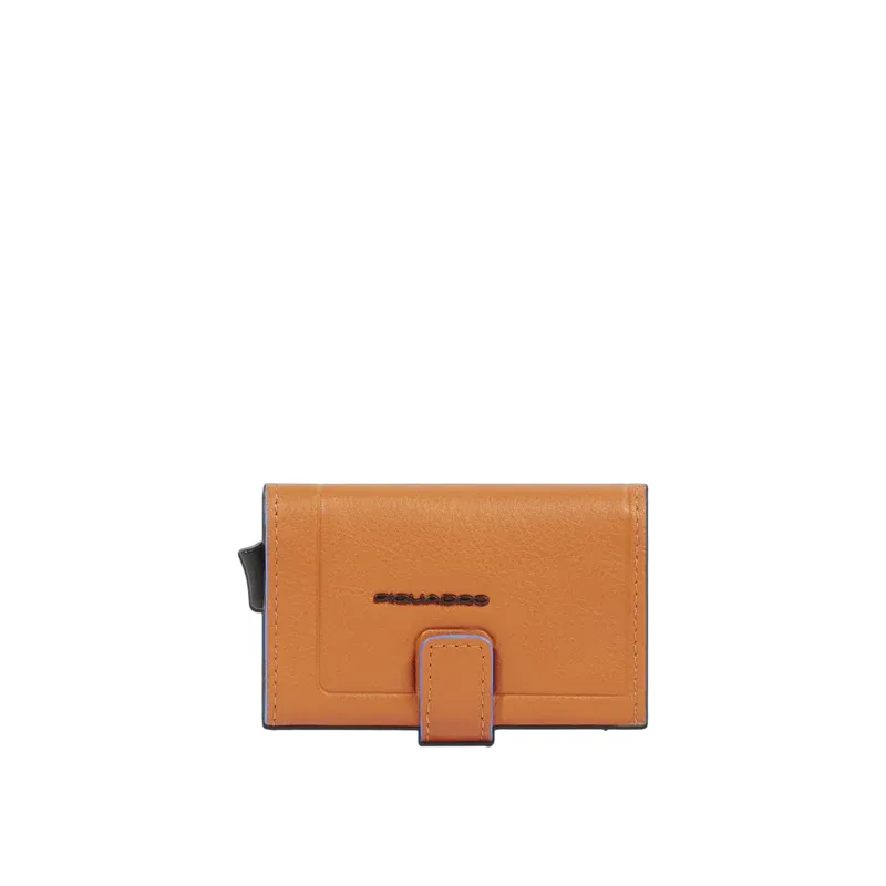Piquadro Atlas cash and credit card holder with sliding...