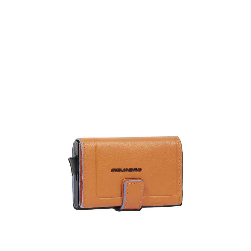 Piquadro Atlas cash and credit card holder with sliding... 2