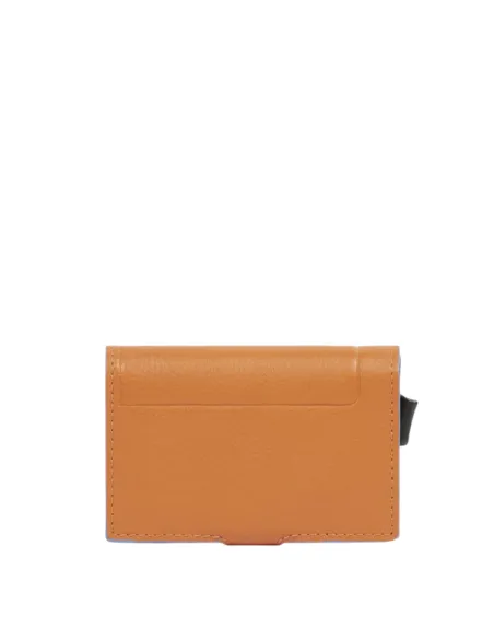Banknoten- und Kreditkartenetui mit Schiebesystem Piquadro Atlas, orange