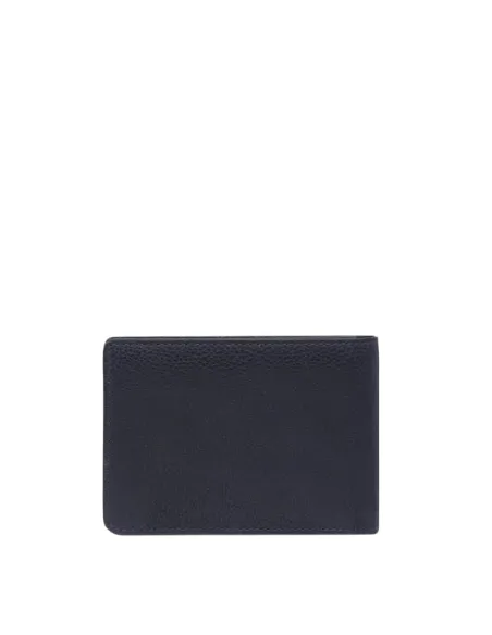 Piquadro Cronus leather wallet, blue