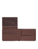 Potafogli in pelle Piquadro Cronus, marrone