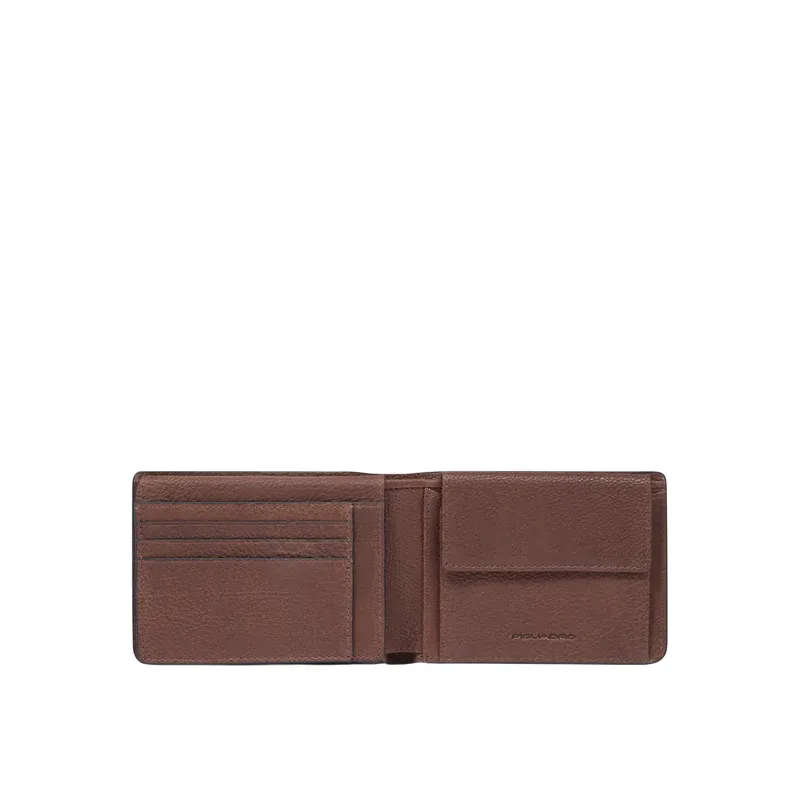 Piquadro Cronus leather wallet, brown 2