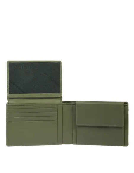 Piquadro Orion men's wallet, green