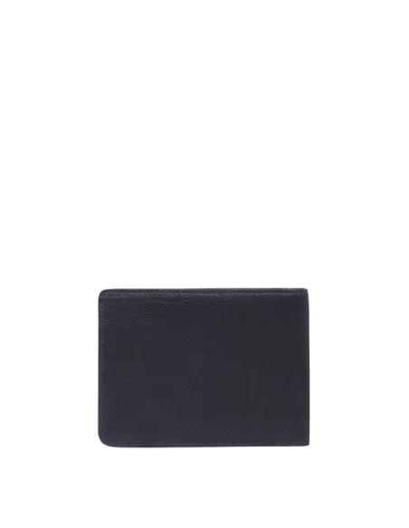 Portafogli uomo in pelle con porta monete Piquadro Cronus, blu