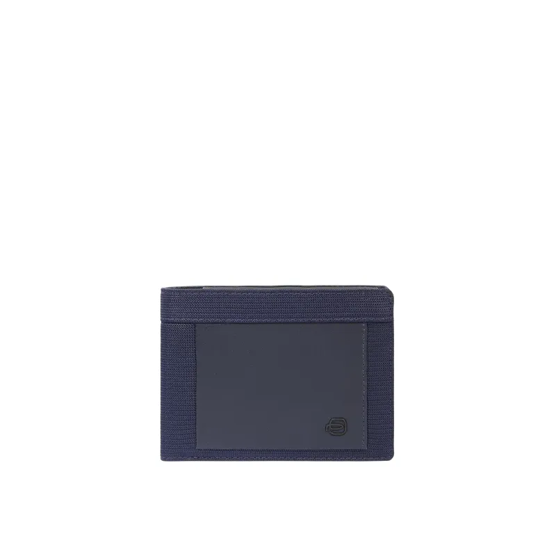 Piquadro Orion men's wallet with coin purse, blue 2